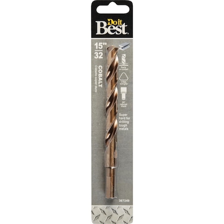 All-Source 15/32 In. Cobalt Drill Bit 251351DB